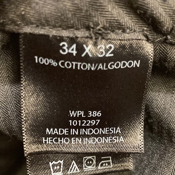 Men’s Haggar Navy Blue Corduroys - Size 34x32 - Picture 5 of 6